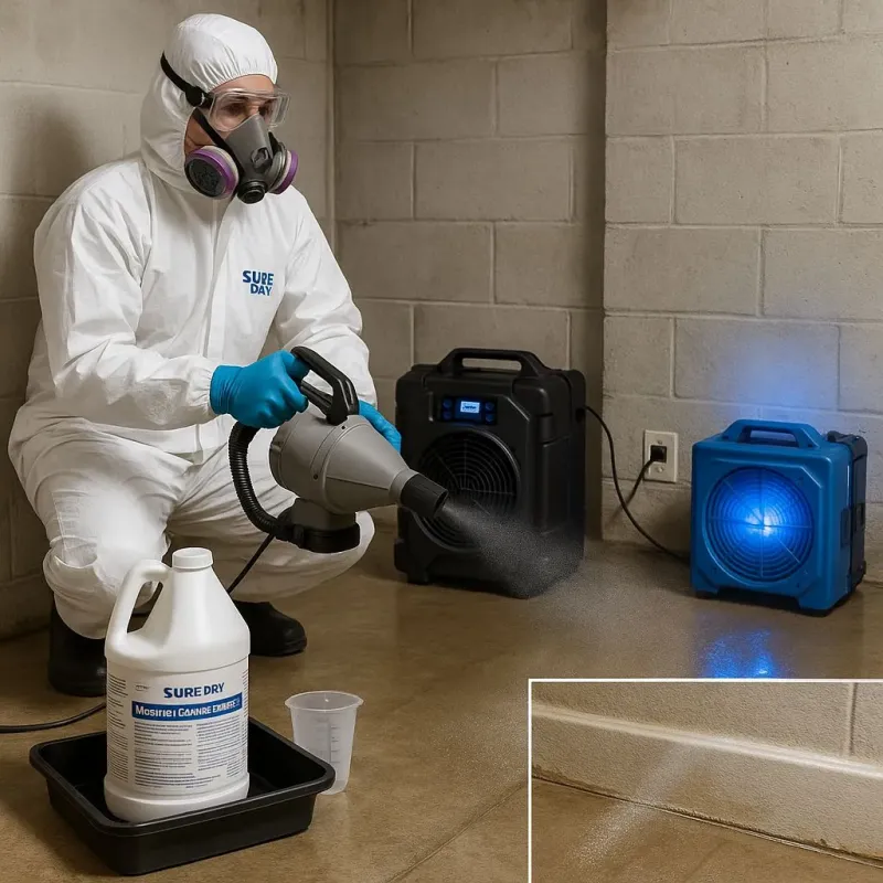 Sanitization and Odor Removal process in South Old Bridge, NJ